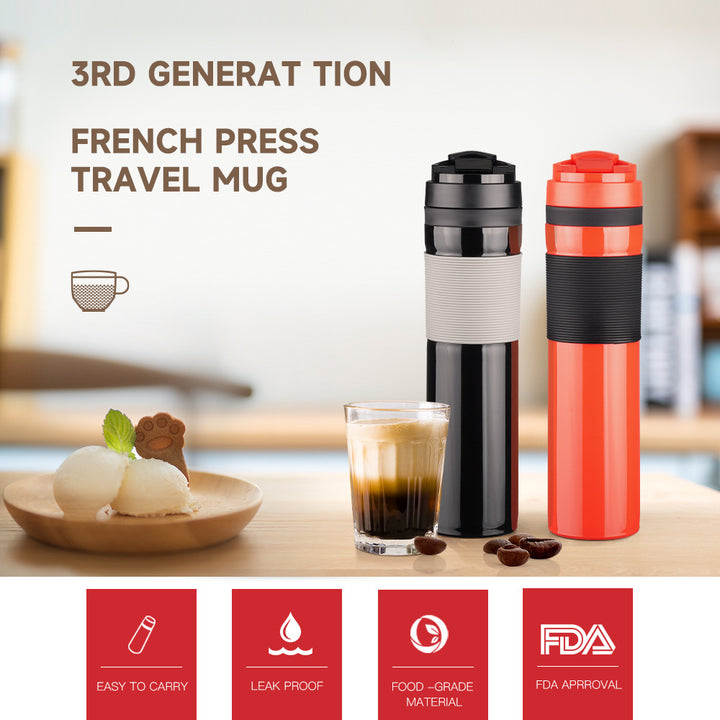 Cafetera de Prensa Francesa Portátil