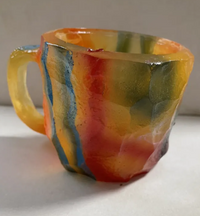 Taza de Café con Efecto Cristal Mineral
