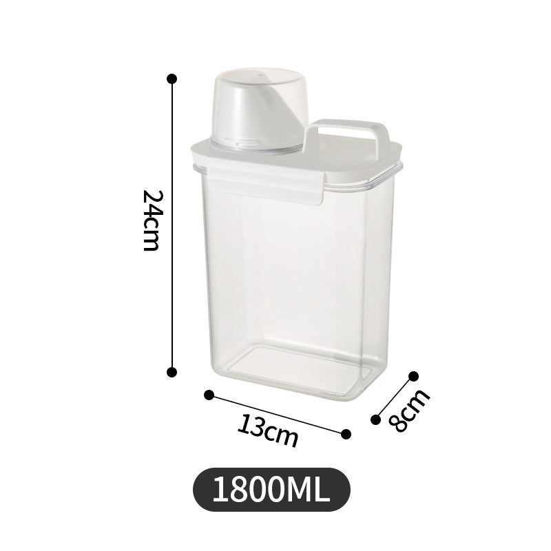 Contenedor Transparente para Cereales con Tapa