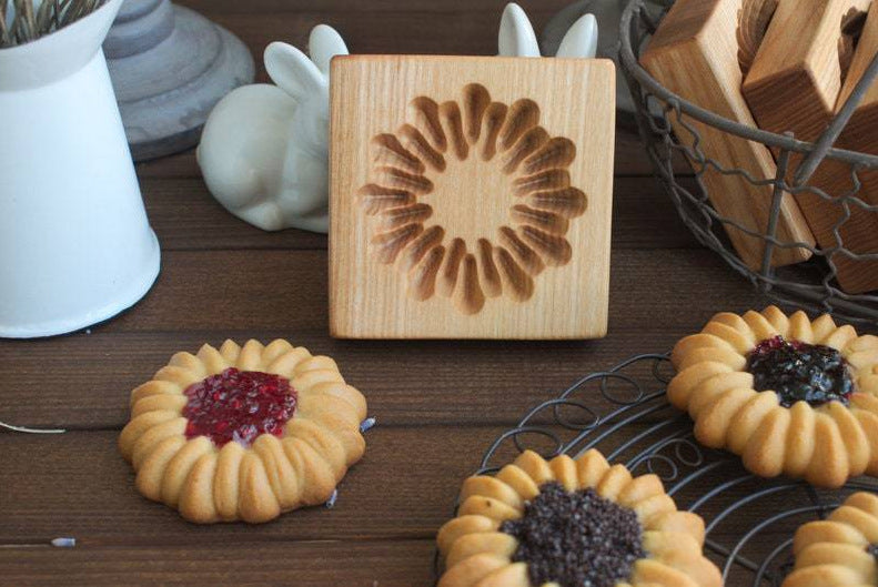 Moldes de Madera de Haya para Galletas