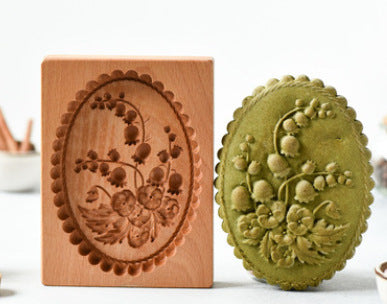 Moldes de Madera de Haya para Galletas