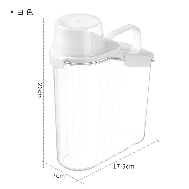 Contenedor Transparente para Cereales con Tapa
