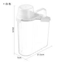 Contenedor Transparente para Cereales con Tapa