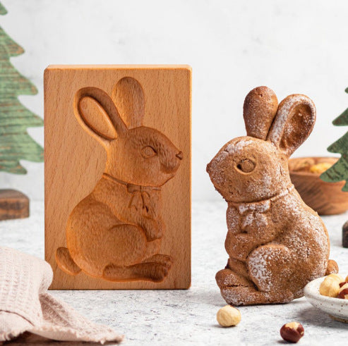 Moldes de Madera de Haya para Galletas