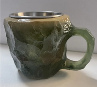 Taza de Café con Efecto Cristal Mineral