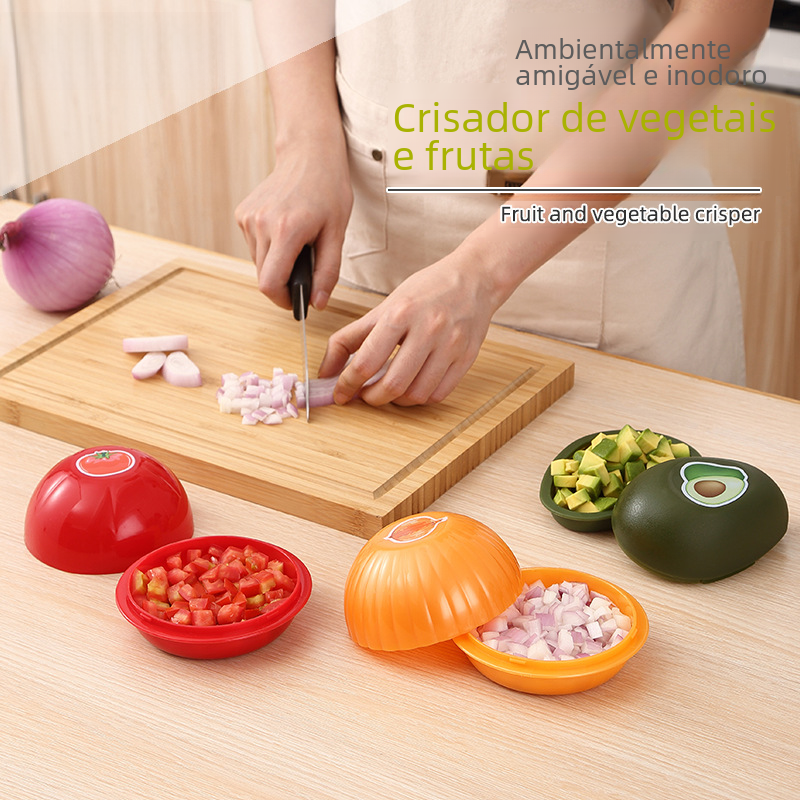 Set de Recipientes para Aguacate, Cebolla y Tomate