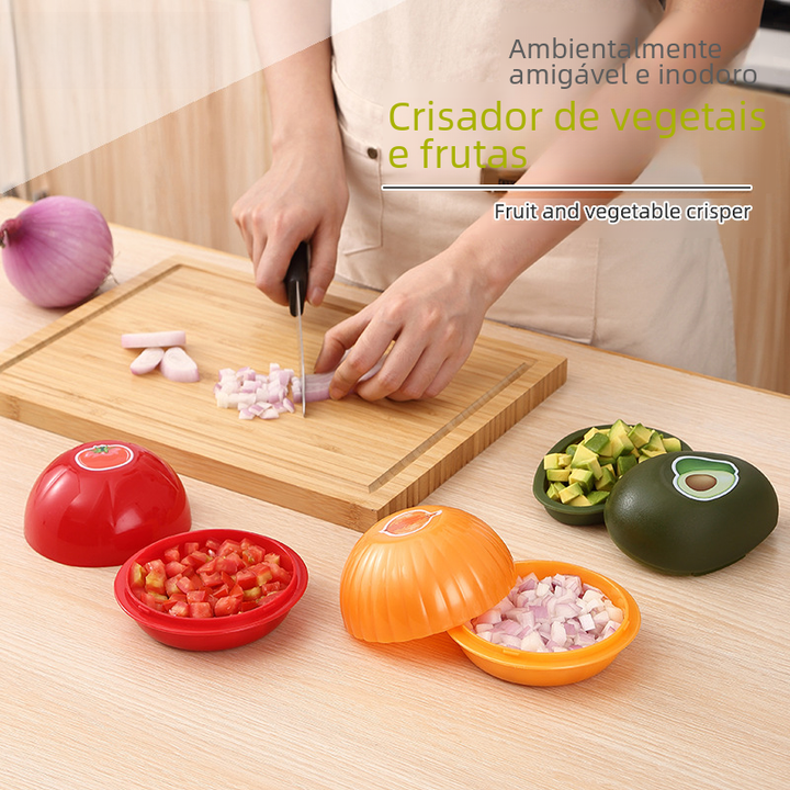 Set de Recipientes para Aguacate, Cebolla y Tomate